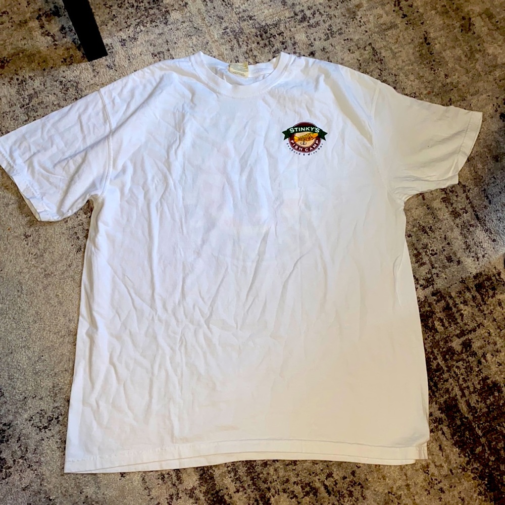 White fishing shirt